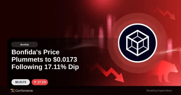 Bonfida’s Price Plummets to $0.0173 Following 17.11% Dip