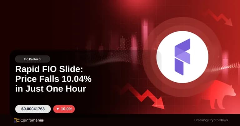 Rapid FIO Slide: Price Falls 10.04% in Just One Hour