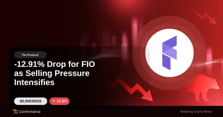 -12.91% Drop for FIO as Selling Pressure Intensifies