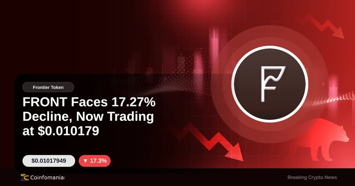 FRONT Faces 17.27% Decline, Now Trading at $0.010179