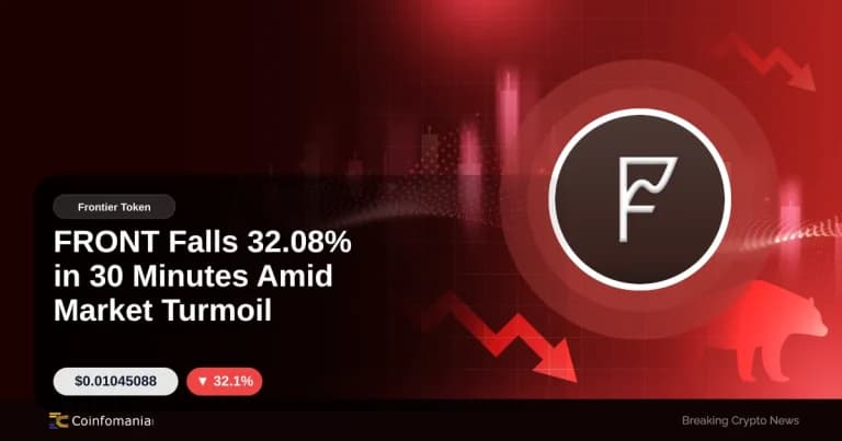 FRONT Falls 32.08% in 30 Minutes Amid Market Turmoil