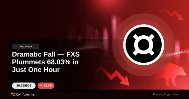 Caduta Drammatica — FXS Crolla del 68,03% in Solo Un’Ora