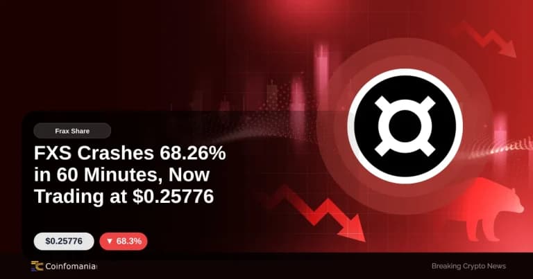 FXS Crashes 68.26% in 60 Minutes, Now Trading at $0.25776