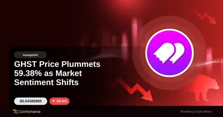 GHST Price Plummets 59.38% as Market Sentiment Shifts