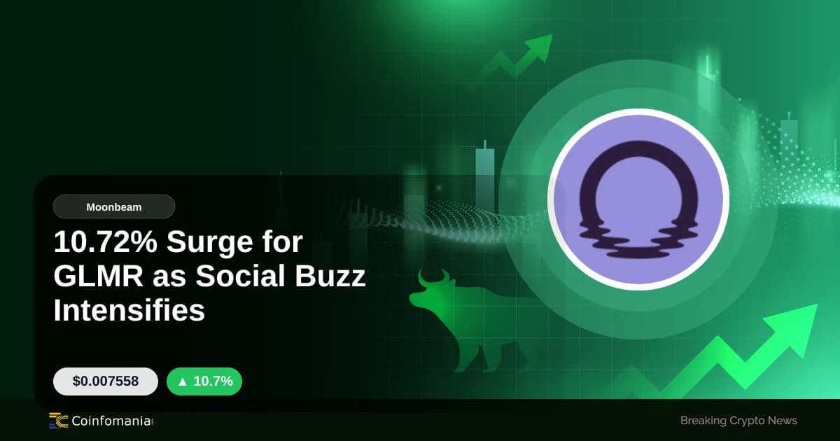 10.72% Surge for GLMR as Social Buzz Intensifies