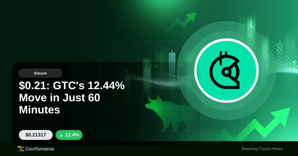 $0.21: GTC’s 12.44% Move in Just 60 Minutes
