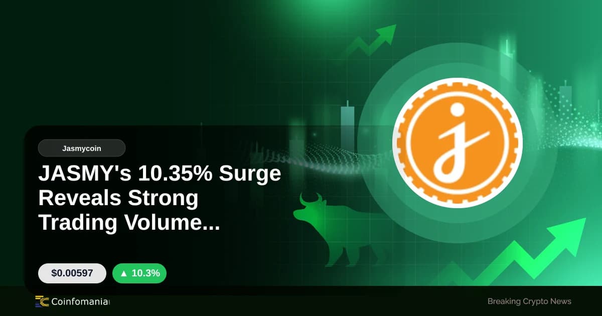 JASMY’s 10.35% Surge Reveals Strong Trading Volume Dynamics