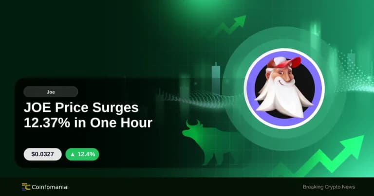 JOE Price Surges 12.37% in One Hour