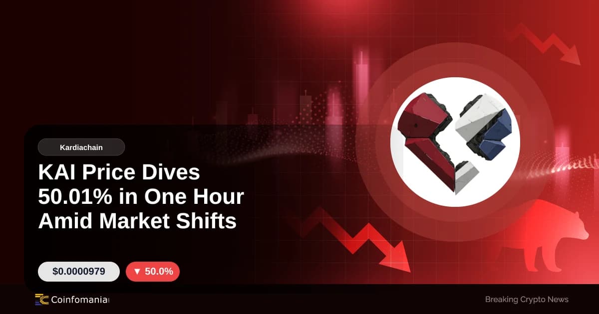 KAI Price Dives 50.01% in One Hour Amid Market Shifts