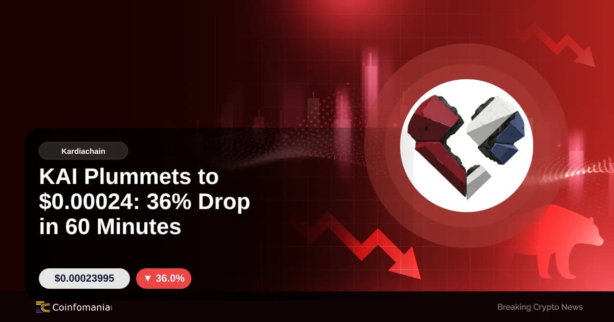 KAI Plummets to $0.00024: 36% Drop in 60 Minutes