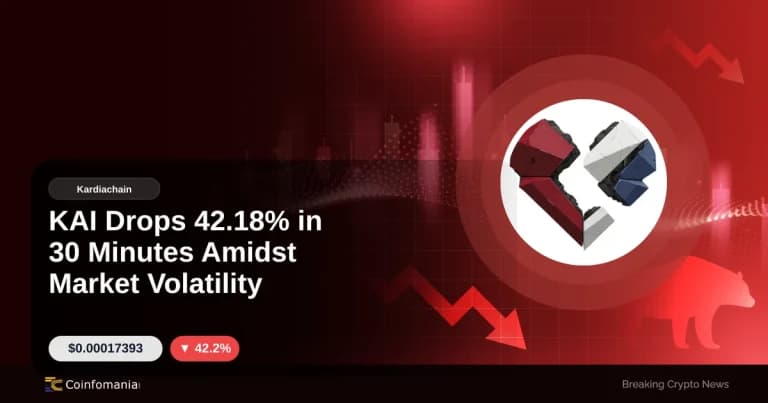 KAI Drops 42.18% in 30 Minutes Amidst Market Volatility