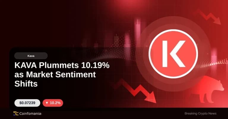 KAVA Plummets 10.19% as Market Sentiment Shifts