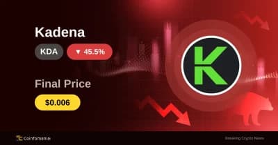 Il prezzo di KDA crolla del 45,5%: onde d'urto nel mercato colpiscono duramente