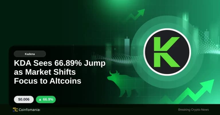 KDA Sees 66.89% Jump as Market Shifts Focus to Altcoins