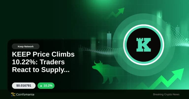 KEEP Price Climbs 10.22%: Traders React to Supply Dynamics