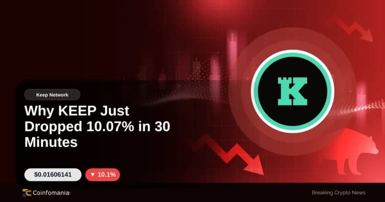Why KEEP Just Dropped 10.07% in 30 Minutes