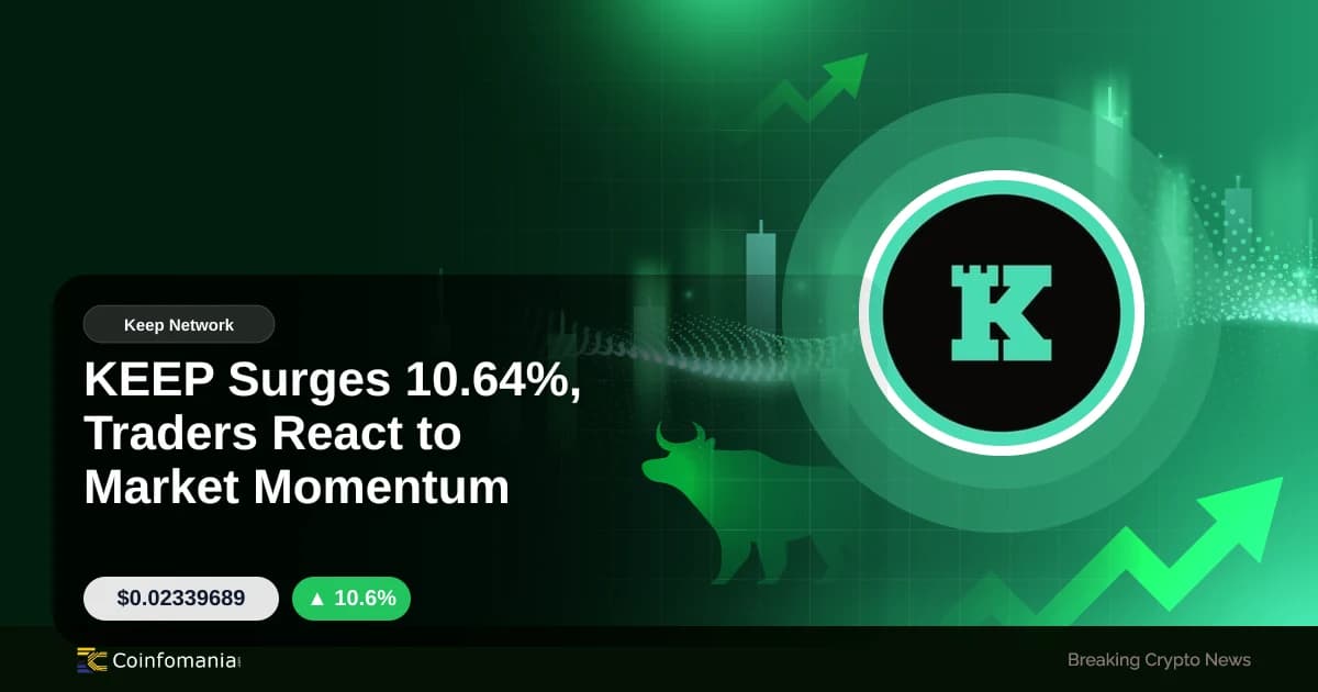 KEEP Surges 10.64%, Traders React to Market Momentum