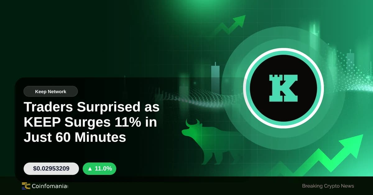 Traders Surprised as KEEP Surges 11% in Just 60 Minutes