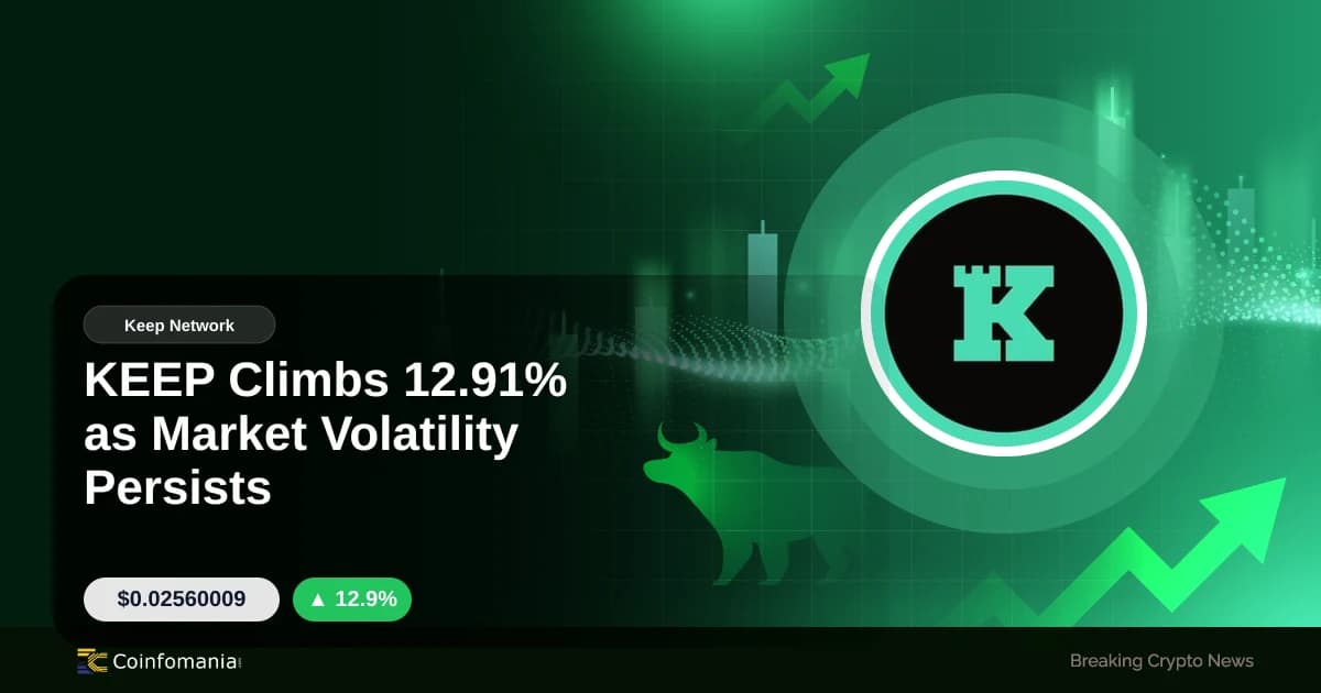 KEEP Climbs 12.91% as Market Volatility Persists
