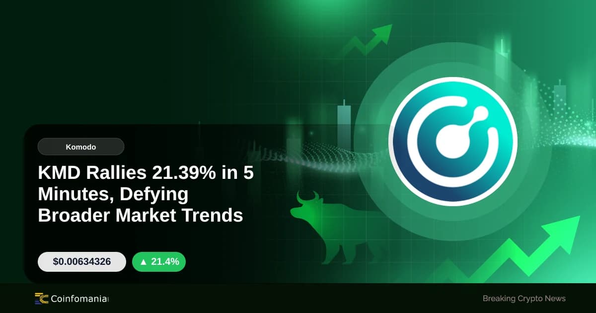 KMD Price Today: Lonjakan 21,39% dalam 5 Menit, Melawan Tren Pasar