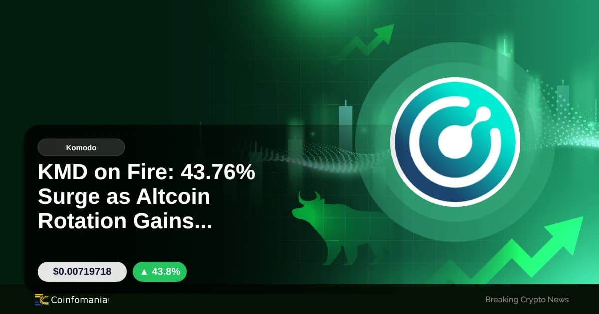 KMD on Fire: 43.76% Surge as Altcoin Rotation Gains Momentum