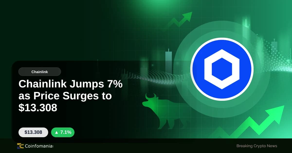 Chainlink Jumps 7% as Price Surges to $13.308