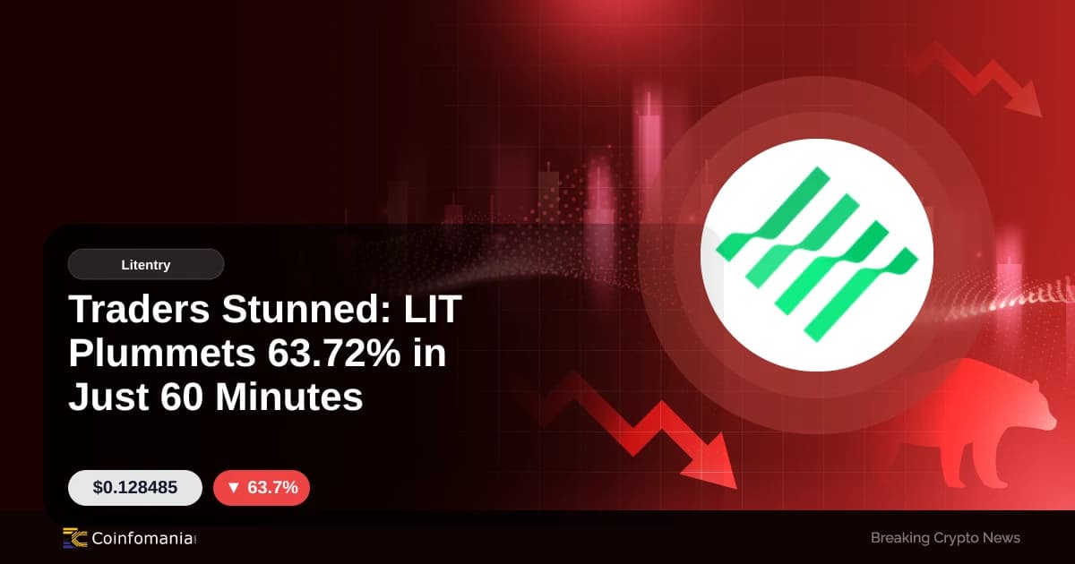 Traders Stunned: LIT Plummets 63.72% in Just 60 Minutes