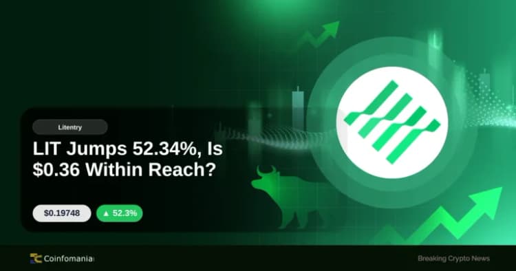 LIT tăng 52,34%, giá LIT hôm nay có thể đạt $0,36?