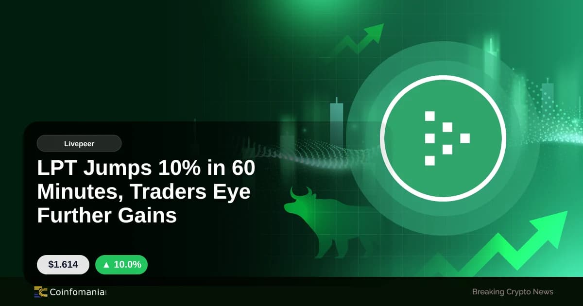LPT Jumps 10% in 60 Minutes, Traders Eye Further Gains