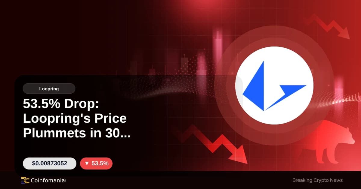 53.5% Drop: Loopring’s Price Plummets in 30 Minutes