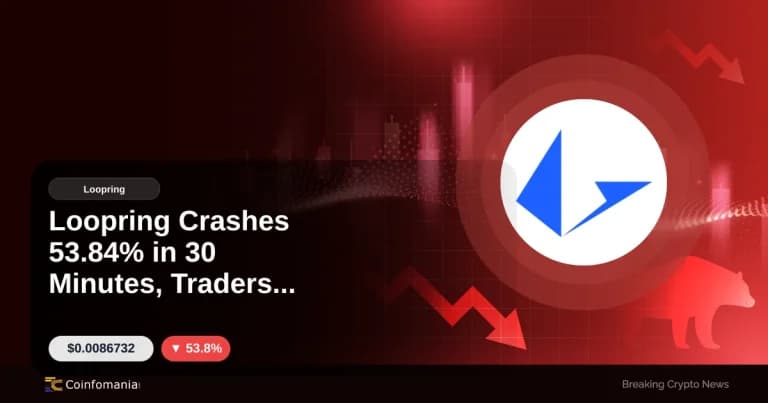 Loopring Crashes 53.84% in 30 Minutes, Traders Scramble
