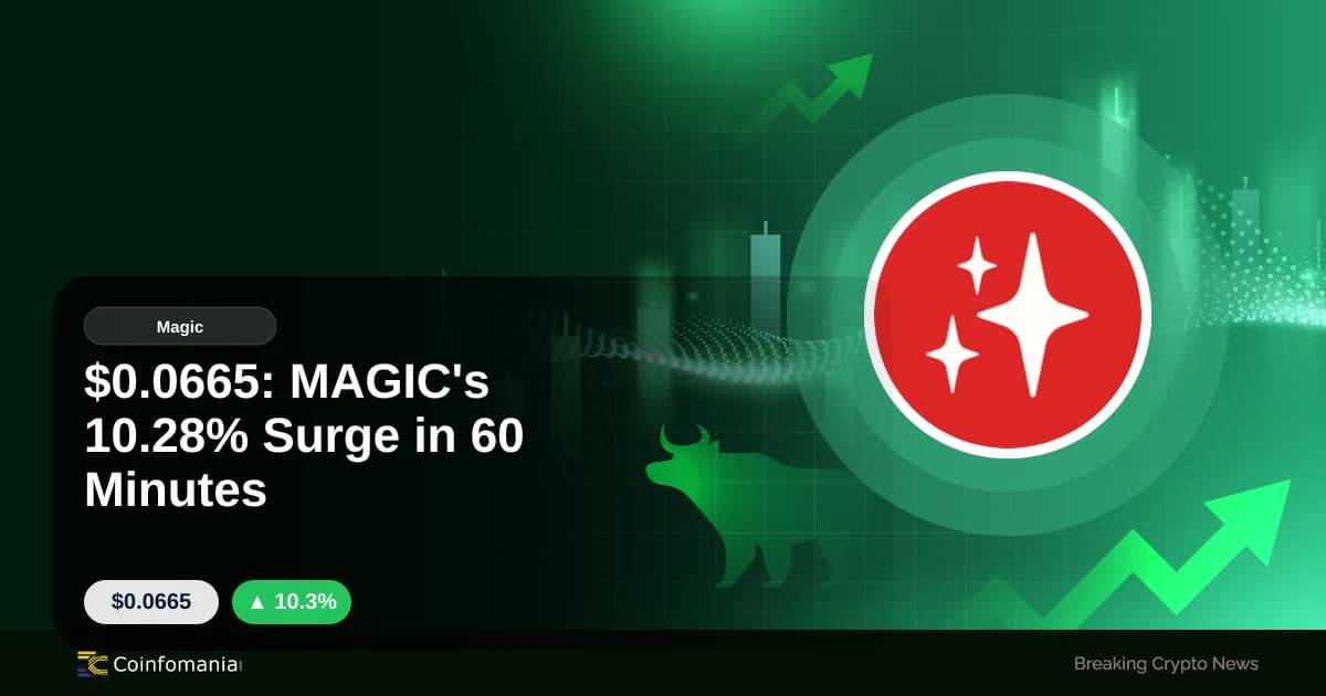 $0.0665: MAGIC’s 10.28% Surge in 60 Minutes