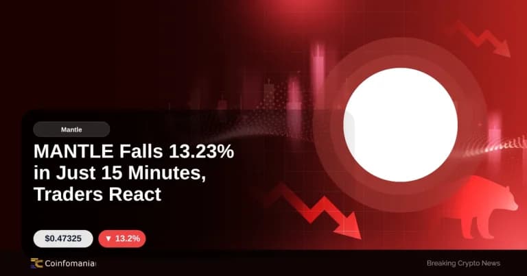 MANTLE Falls 13.23% in Just 15 Minutes, Traders React