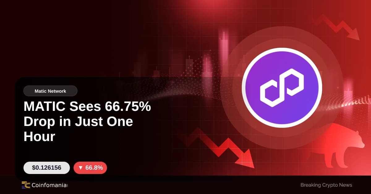 MATIC Sees 66.75% Drop in Just One Hour