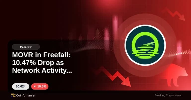 MOVR in Freefall: 10.47% Drop as Network Activity Wanes