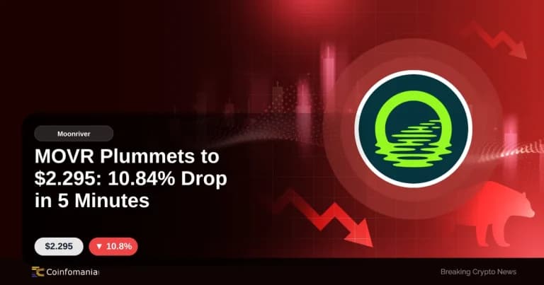 MOVR Plummets to $2.295: 10.84% Drop in 5 Minutes