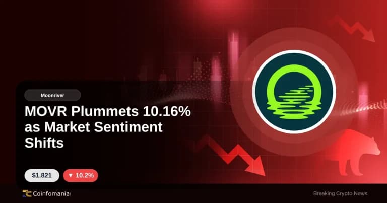 MOVR Plummets 10.16% as Market Sentiment Shifts
