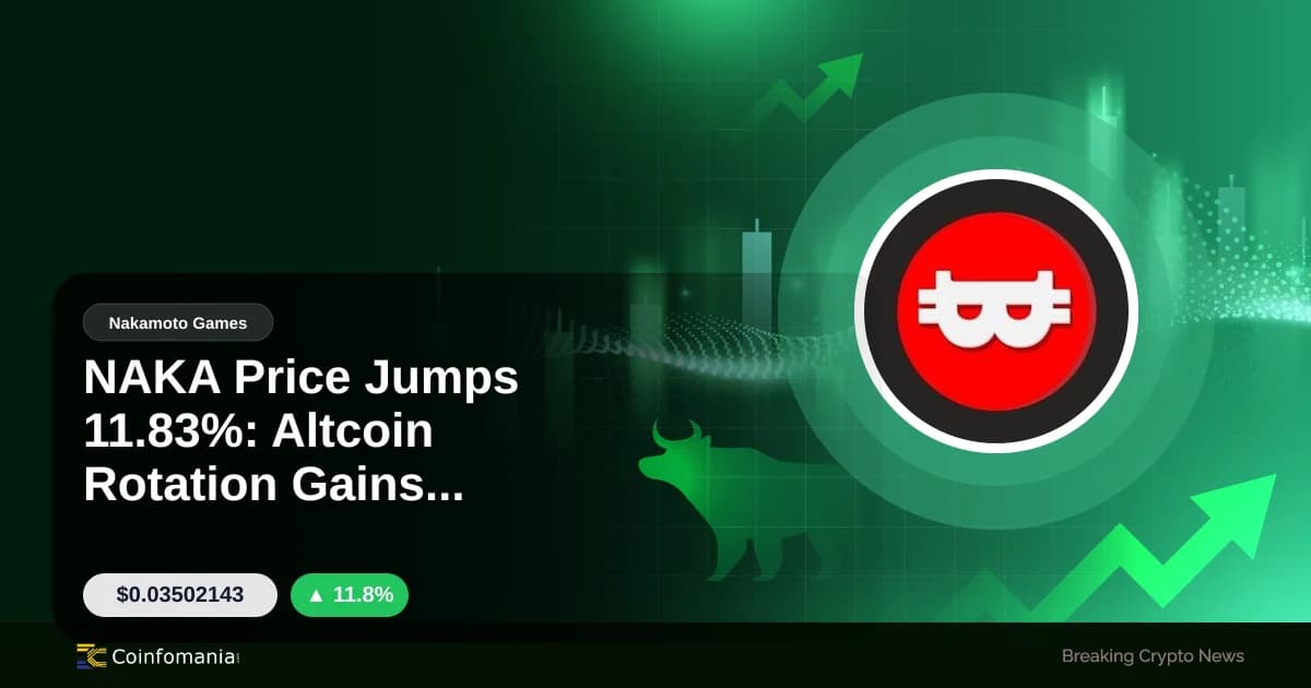 NAKA Price Jumps 11.83%: Altcoin Rotation Gains Traction