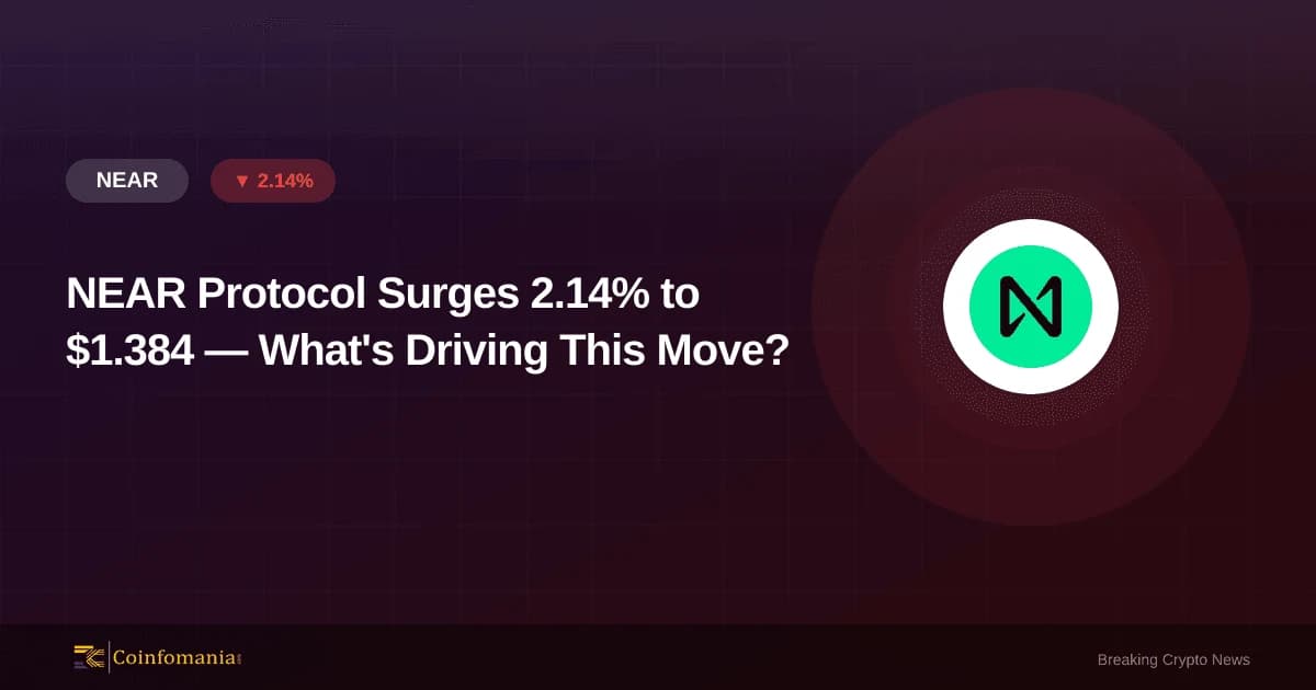 NEAR Protocol Surges 2.14% to $1.384 — What’s Driving This Move?