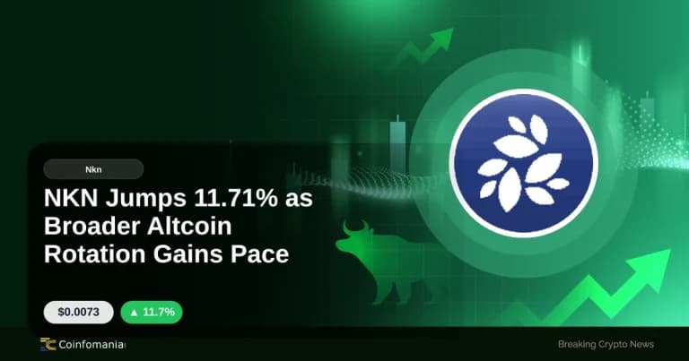 NKN Jumps 11.71% as Broader Altcoin Rotation Gains Pace
