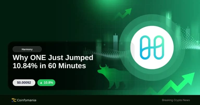 Why ONE Just Jumped 10.84% in 60 Minutes