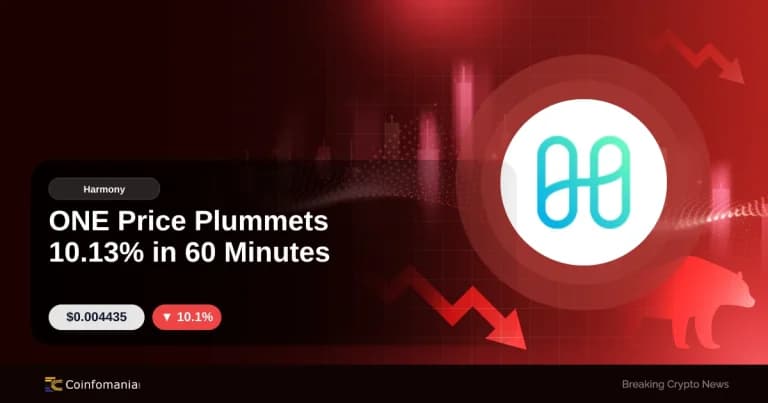 ONE Price Plummets 10.13% in 60 Minutes