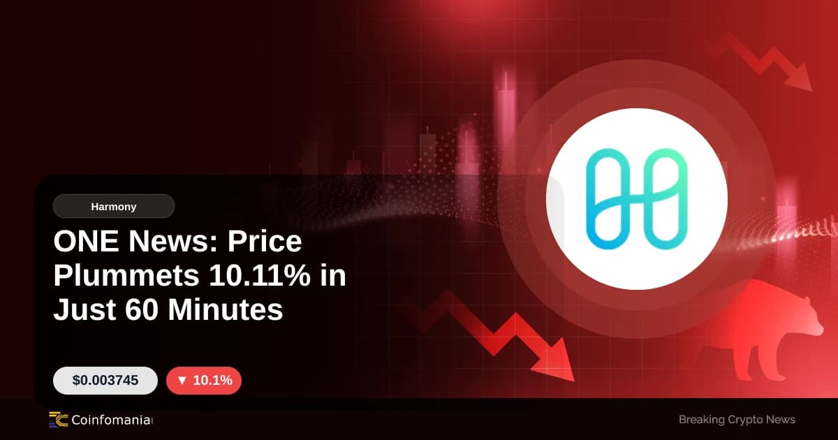ONE News: Price Plummets 10.11% in Just 60 Minutes