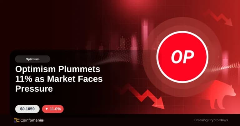 Optimism Plummets 11% as Market Faces Pressure