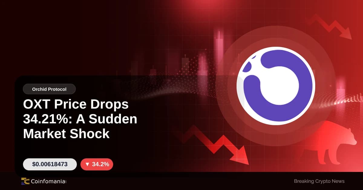OXT Price Drops 34.21%: A Sudden Market Shock