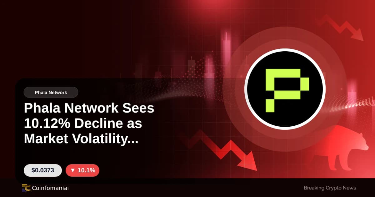 Phala Network Sees 10.12% Decline as Market Volatility Rises
