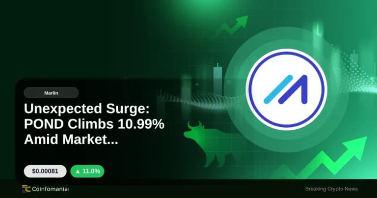 Unexpected Surge: POND Climbs 10.99% Amid Market Uncertainty