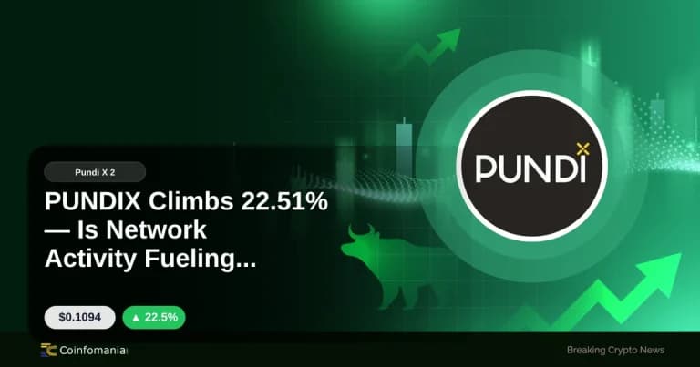 PUNDIX 22.51% Yükseldi Ağ Aktivitesi Büyümeyi Güçlendiriyor mu?