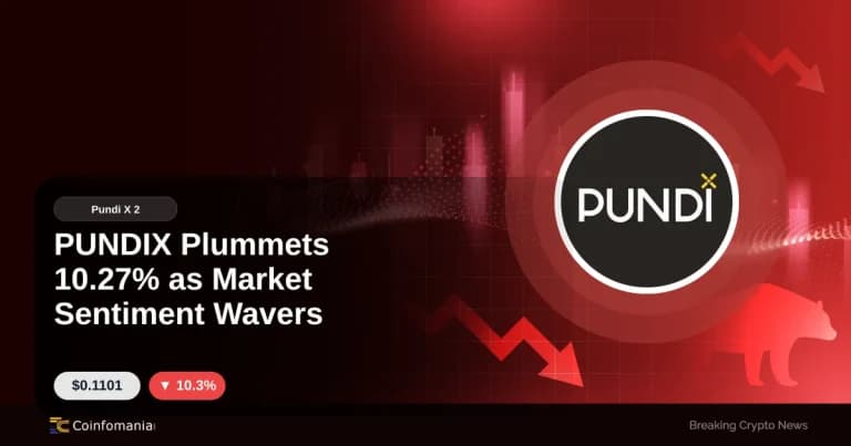 PUNDIX Plummets 10.27% as Market Sentiment Wavers