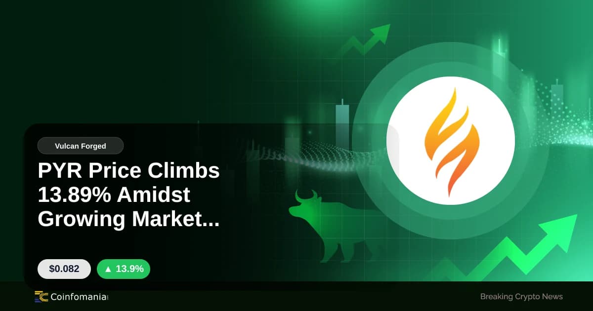 PYR Price Climbs 13.89% Amidst Growing Market Activity